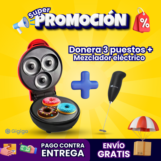 PROMOCIÓN Combo Donera 3 puestos + Mezclador Eléctrico