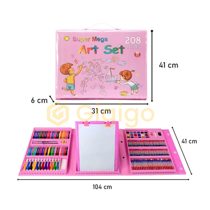 Set de Arte creativo para niños con 208 piezas